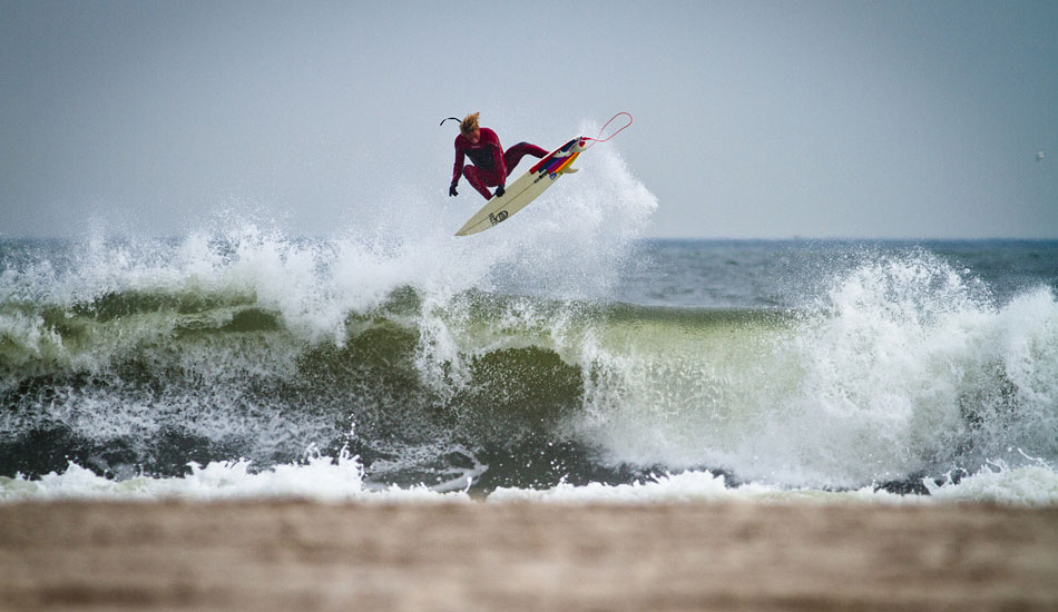 Leif Engstrom can punt with the best of them, and he has a serious repertoire of aerial maneuvers. Photo: <a href=\"https://reddawnproductions.net/\" target=_blank>Evan Conway</a>.