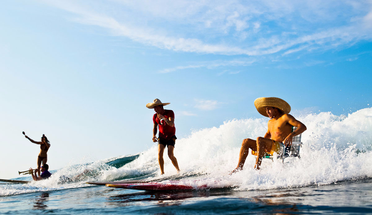 This MIGHT have been the ultimate party wave. ...Nah... Photo: Peterson