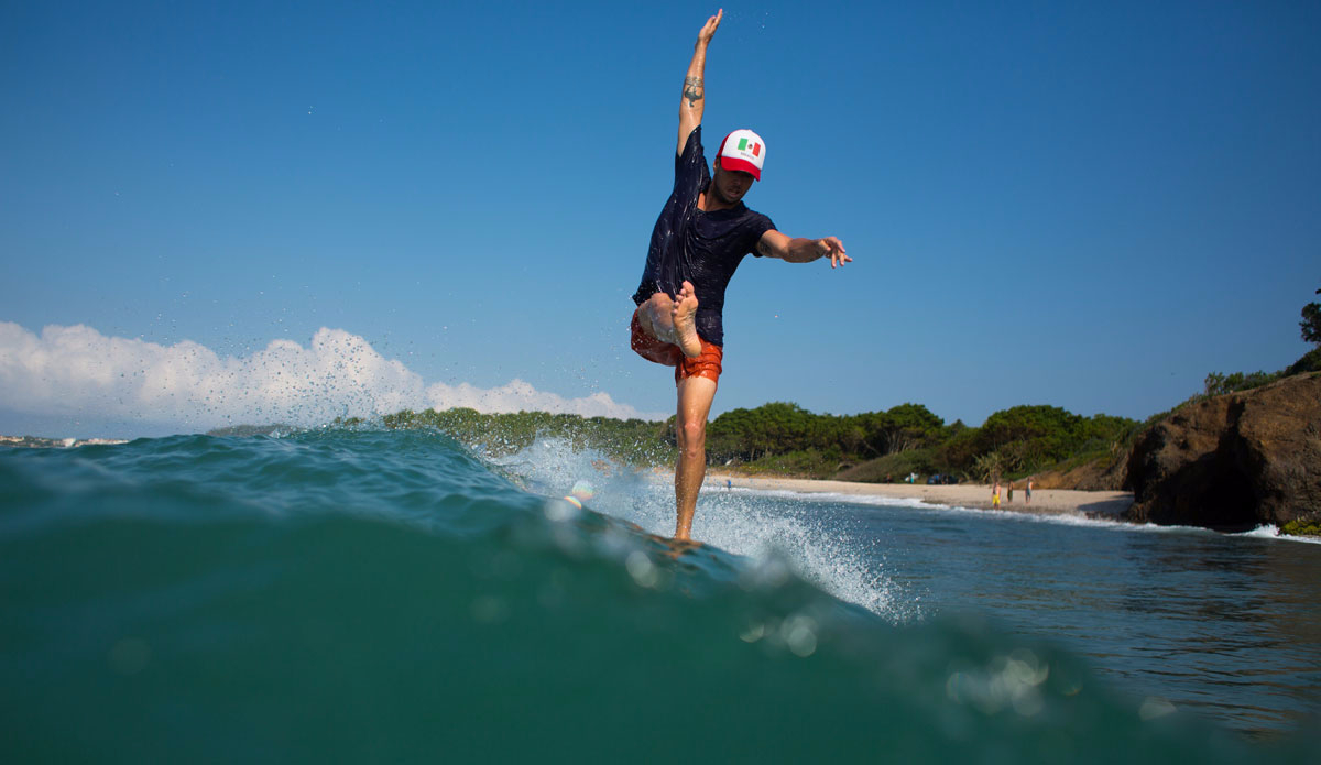 Dane Peterson, five over and five up. Photo: Soens