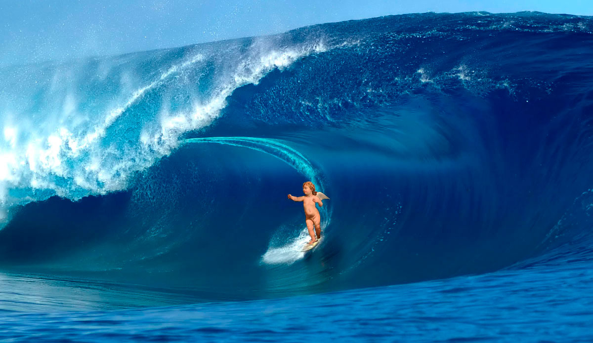 The great thing about wings is that cupids don\'t need to get towed in.