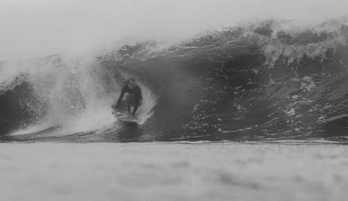 Mitch Surman in the belly of a close-out. Photo: <a href=\"https://www.instagram.com/rubbedthelamp\"> Warwick Gow</a>