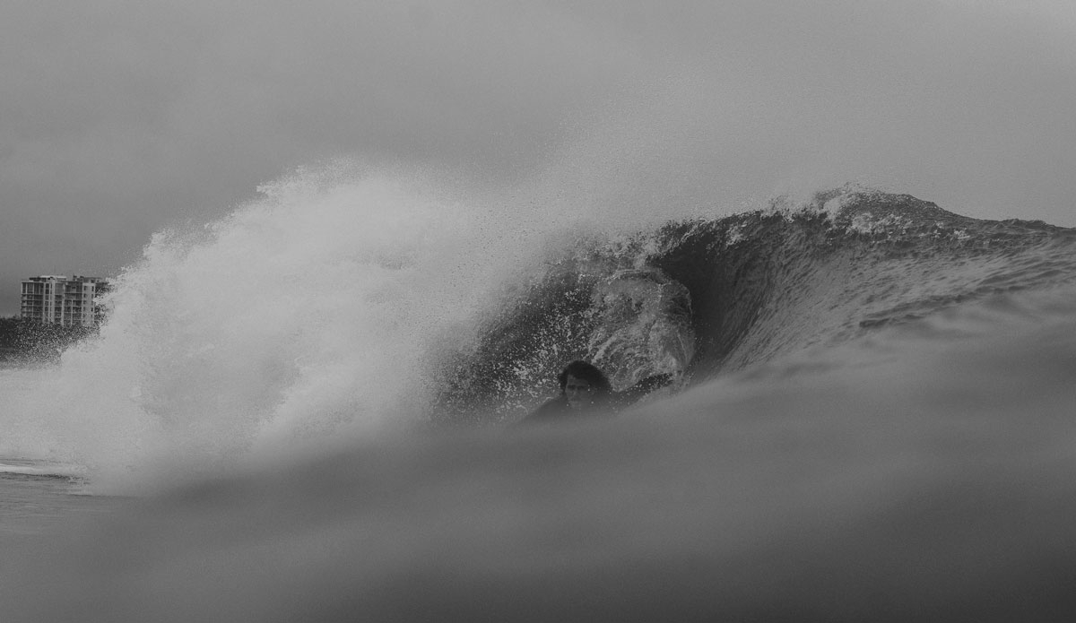 Mitch Surman below sea level. Photo: <a href=\"https://www.instagram.com/rubbedthelamp\"> Warwick Gow</a>