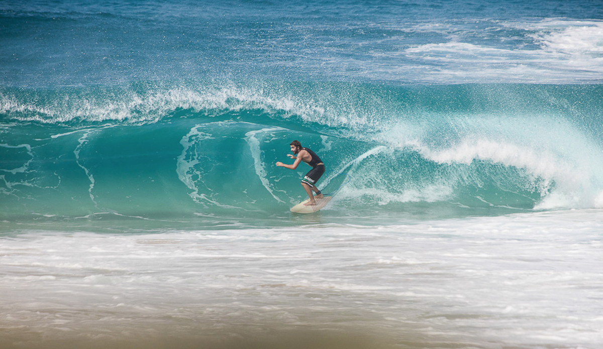 Enjoying the view right until the end.