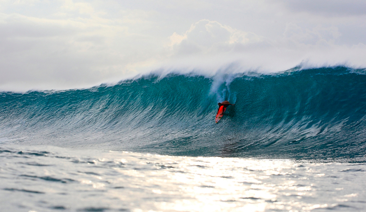 Jamie O\'Brien\'s living room is wetter than most. Photo: <a href=\"https://www.danegrady.com/#s=0&mi=1&pt=0&pi=1&p=-1&a=0&at=0\"> Dane Grady</a>