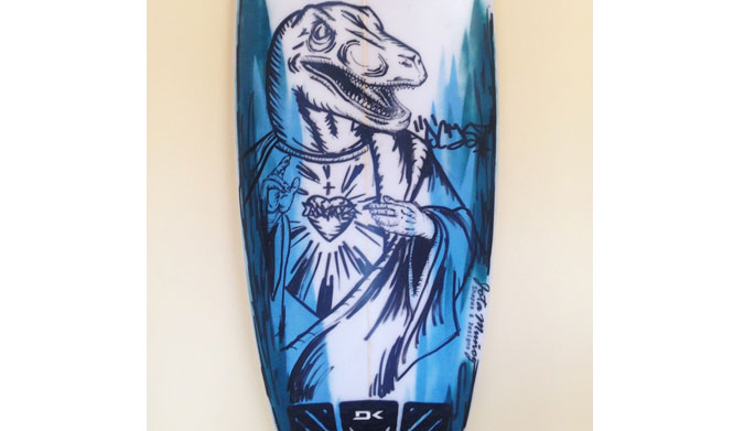 Raptor Jesus. Illustration: <a href=\"https://instagram.com/dcasted\">@Dcasted</a>