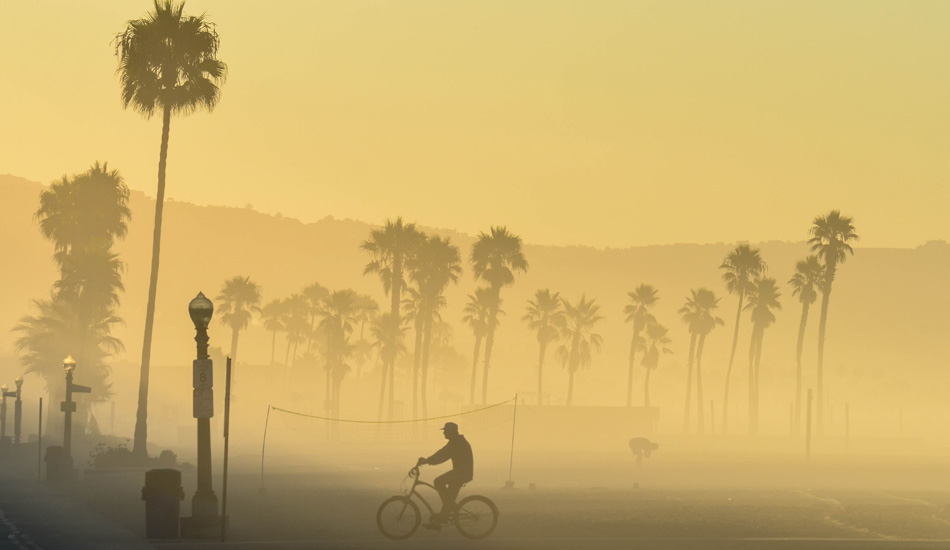 Old Man Cruising - Old and young begin their day with the morning glow in Newport. Photo: David Zymkowitz