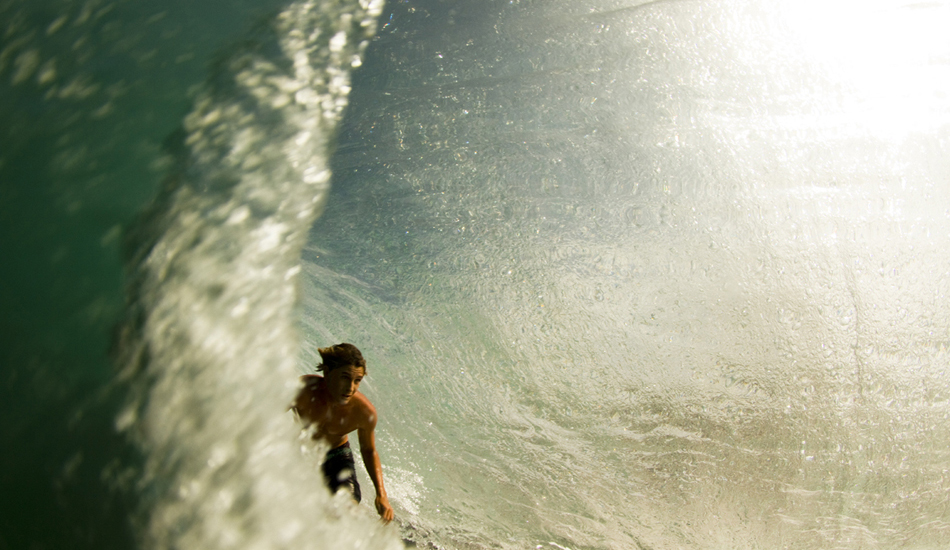 Billy Kean, Sumatra. This beachbreak in mainland Sumatra was a rare find. It picked up a lot of swell, and was only rideable when the reefs in the area were tiny. The rips were heavy though, and this hook up with Australian, Billy Kean, was the result of a couple of hours of toil. Image: <a href=\"https://www.sparkesphoto.com\" target=\"_blank\">Sparkes</a>