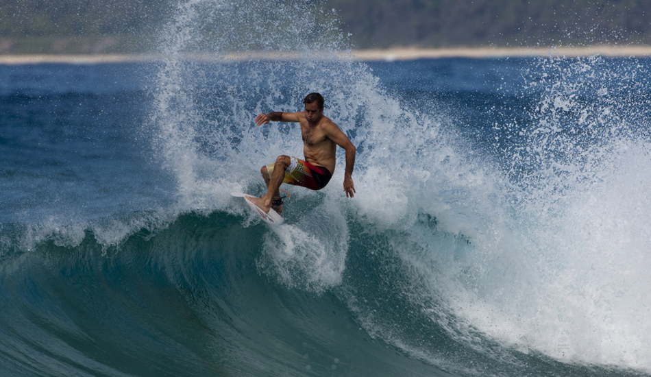 Tom Curren, NSW. Tom recently stayed with me for a week, and I had a ball shooting him surfing my local breaks. At 47 years old, he still has the most exquisite flow and style, and his dry humour is also as sharp as ever. Image: <a href=\"https://www.sparkesphoto.com\" target=\"_blank\">Sparkes</a>
