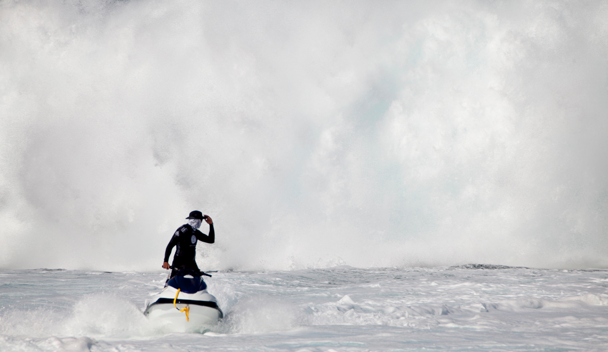 Well, the swell definitely came in... Photo: Shannon Marie Quirk @shannonreporting