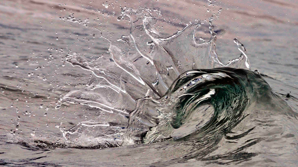 There are so many moments that we just miss due to the speed in which it happens so to capture the crazy hairstyle of a wave was pretty cool. Photo: <a href=\"https://debmwaveart.webs.com/\">Deb Morris</a>