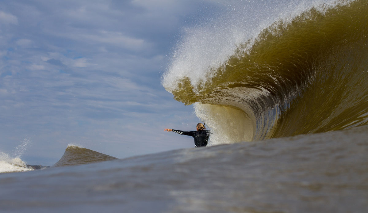 Tom Petriken taking the drop from a different angle. Photo: <a href=\"https://www.hunterdenicolaphoto.com/\"> Hunter Denicola</a>