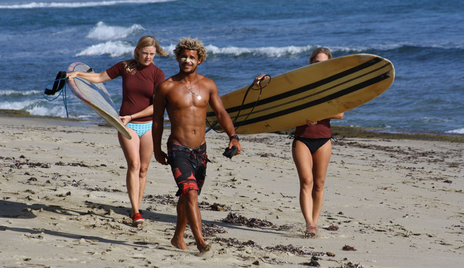 Surf lessons with friendly locals.