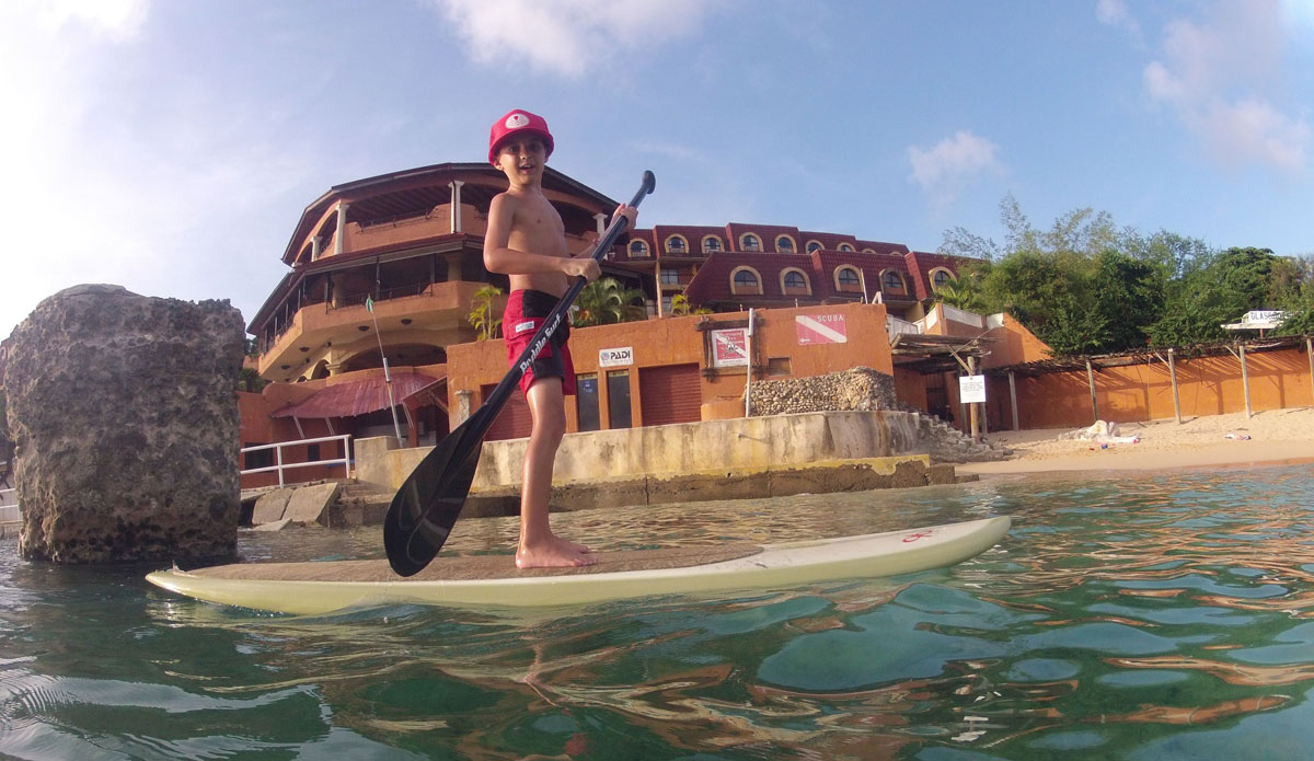 The groms have to have fun, too! Photo: <a href=\"https://www.waterwaystravel.com/\">  Waterways</a>