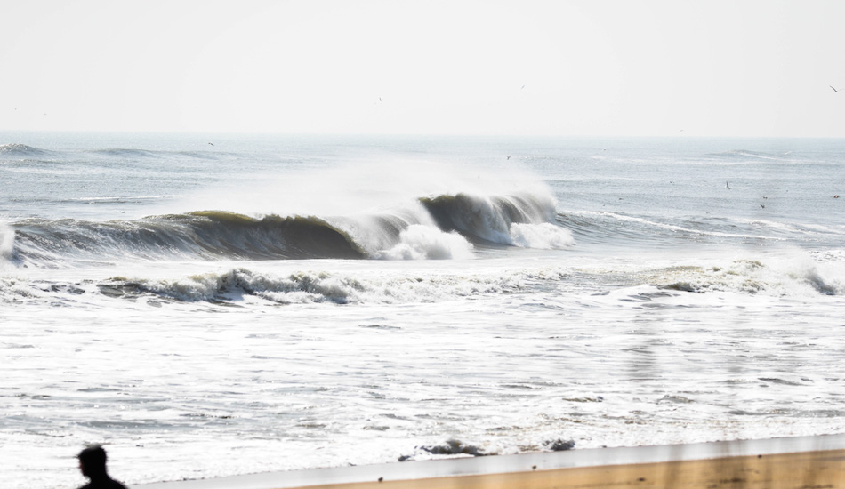Paddling out in the Outer Banks is 3/4 of the fun. Good luck to all weak-armed individuals. Photo: <a href=\"https://domdentephoto.bigcartel.com/\">Dom Dente</a>