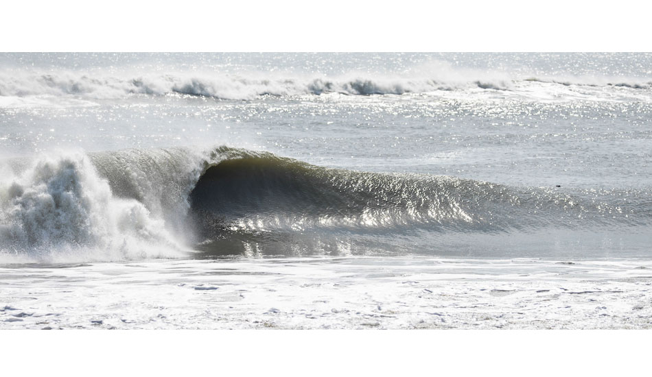 Dear Outer Banks on a NE swell, I love you. Sincerely, Goofyfooters. Photo: <a href=\"https://domdentephoto.bigcartel.com/\">Dom Dente</a>