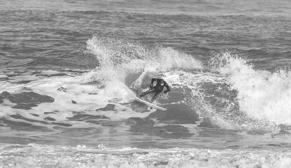 The afternoon turned from tubes to turns, and Andrew didn\'t mind at all. Photo: <a href=\"https://domdentephoto.bigcartel.com/\">Dom Dente</a>