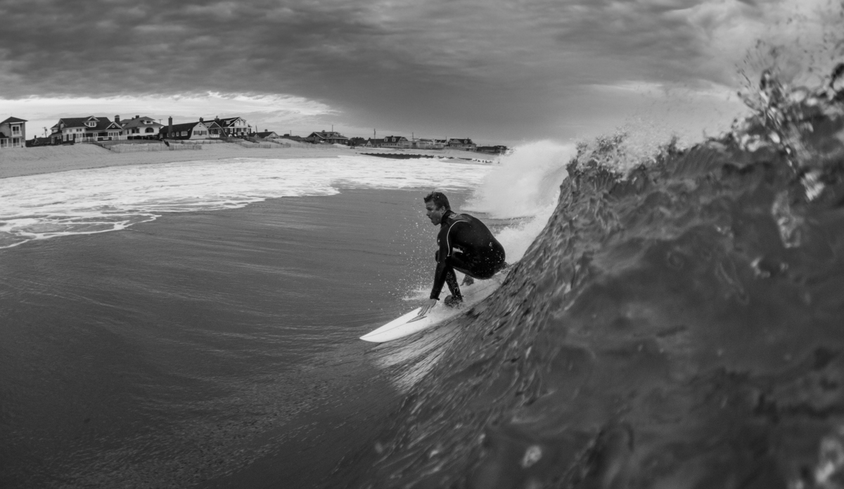 Dan Wemple grabbing the rail about to enter the tube zone. Photo: <a href=\"https://DonCooperPhotography.zenfolio.com\">Don Cooper</a>