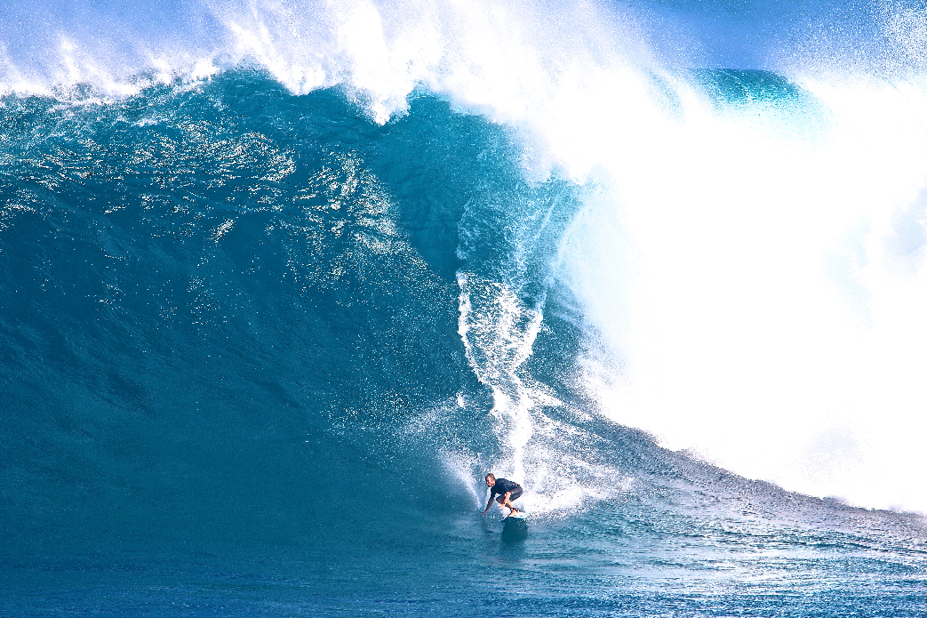 Grant Twiggy Baker charges. One day he broke 4 board out there. He wants a huge one.