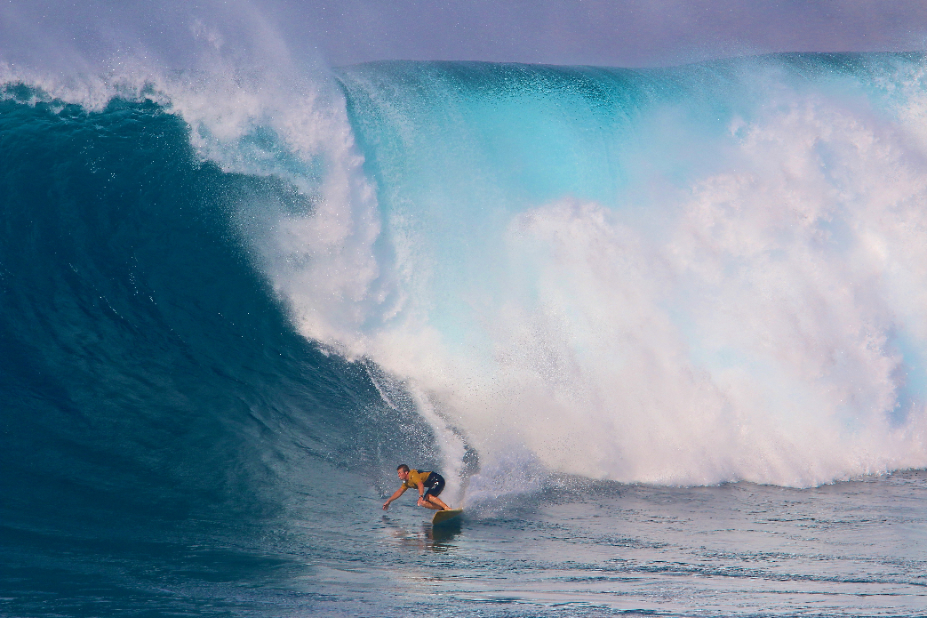 Maui boy Zack Howard on his single fin.
