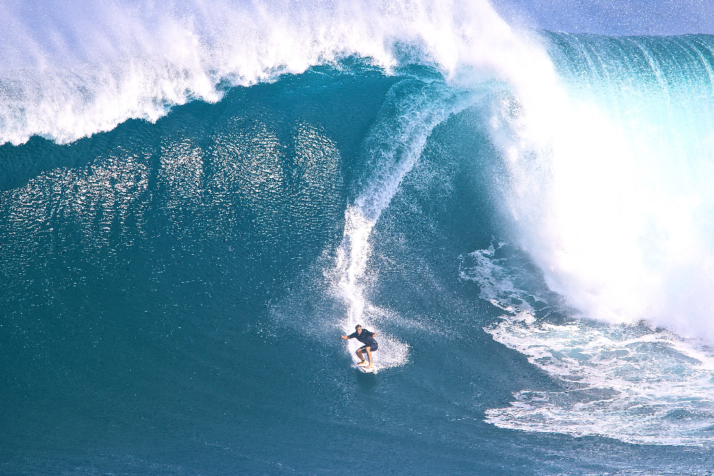 TRevor Sven Carlson couldn\'t make it around the section and is about to straighten out and get mowed.