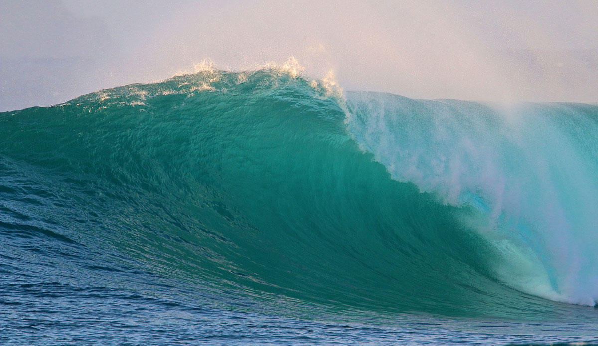 Unridden Perfection. I’ll call this one a Cooney wave, in memory of Steve Cooney. Photo: <a href=\"https://instagram.com/dooma_photos\"> DoomaPhotos</a>