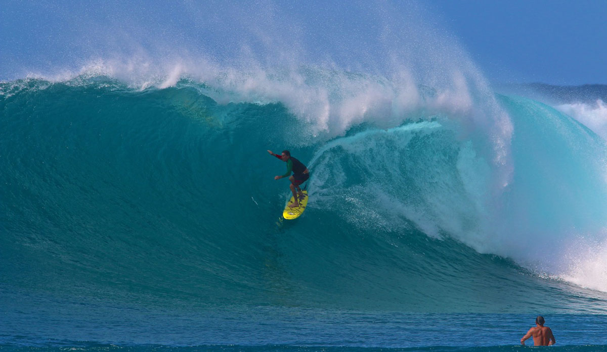 Ando Commando, aka Mark Anderson is a Honolua legend and shaper of <a href=\"https://honoluaunderground.com/\">Honolua UnderGround Surfboards</a>. Photo: <a href=\"https://instagram.com/dooma_photos\"> DoomaPhotos</a>
