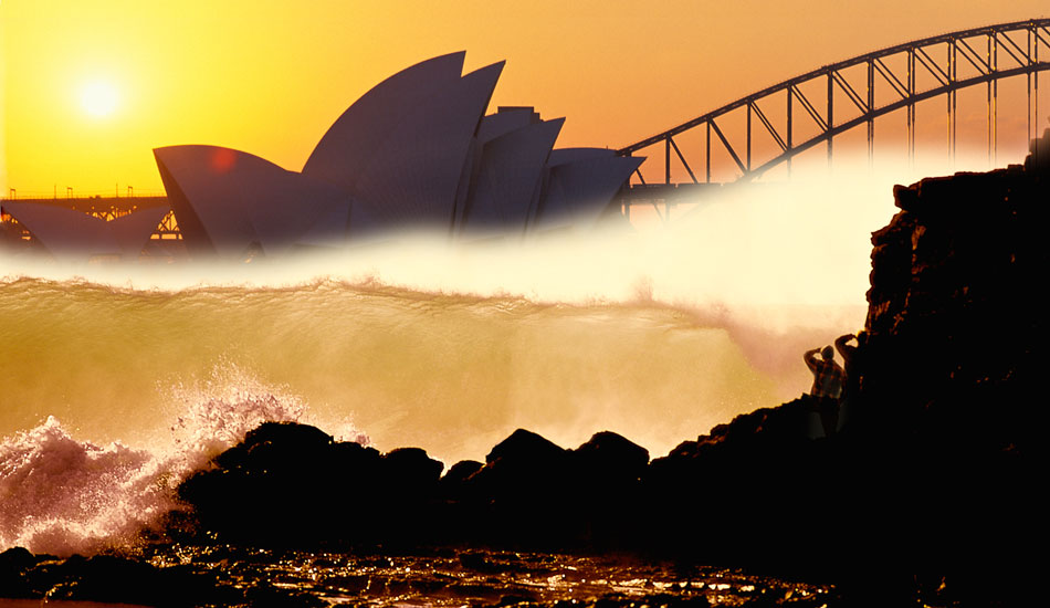 Sydney opera House and Harbour bridge at Sunset, Australia. Photo: <a href=\"https://seandavey.com/\" target=_blank>Sean Davey</a>