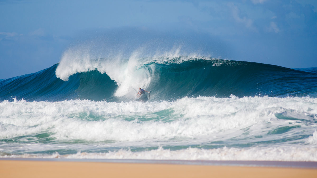 Adam Melling at the bottom of a beast. Photo: <a href=\"https://mattdunbar.com.au/\"> Matt Dunbar</a>