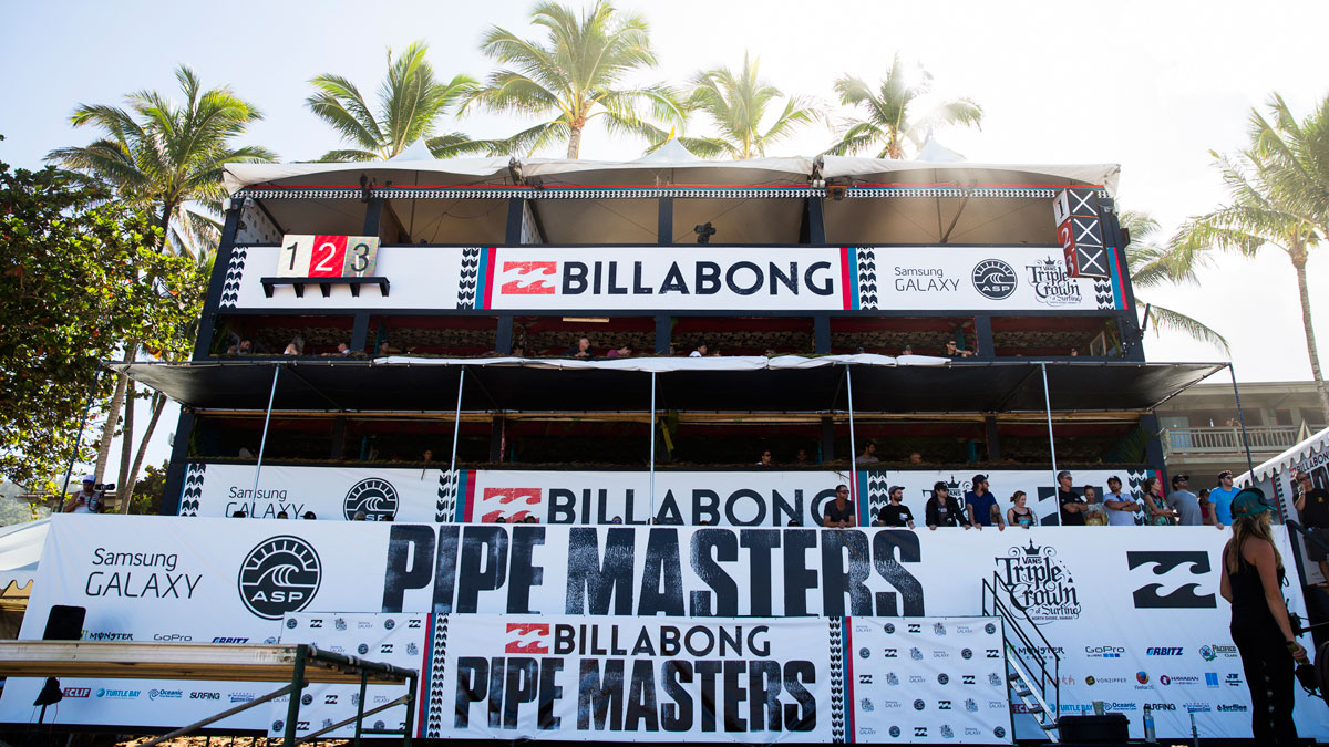 Welcome to the Billabong Pipe Masters. Photo: <a href=\"https://mattdunbar.com.au/\"> Matt Dunbar</a>