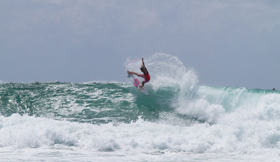 Julian Wilson\'s fins see more air that water. Photo: <a href=\"https://instagram.com/jamesboothphoto\">James Booth</a>/<a href=\"https://instagram.com/charliehardy\">Charlie Hardy</a>