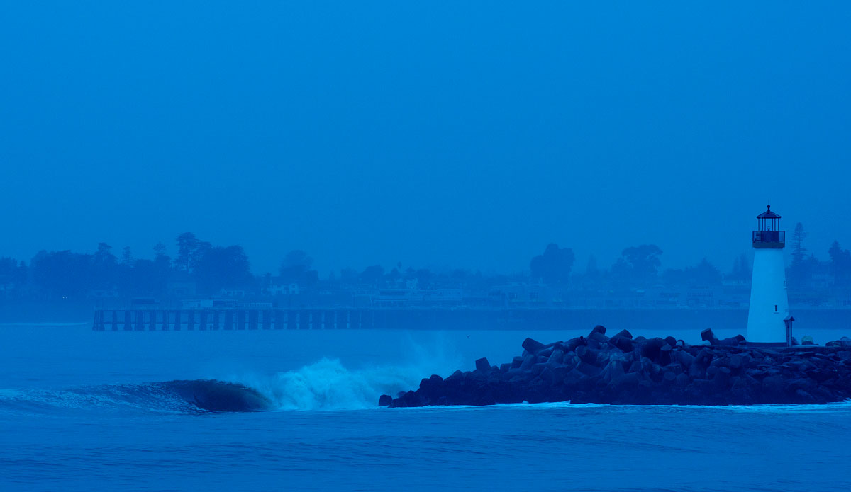 I grew up seeing photos of this wave. It\'s almost like there\'s no bad way to shoot it. Santa Cruz, CA. Photo: <a href=\"https://www.ruddyphoto.com/\"> Patrick Ruddy</a>