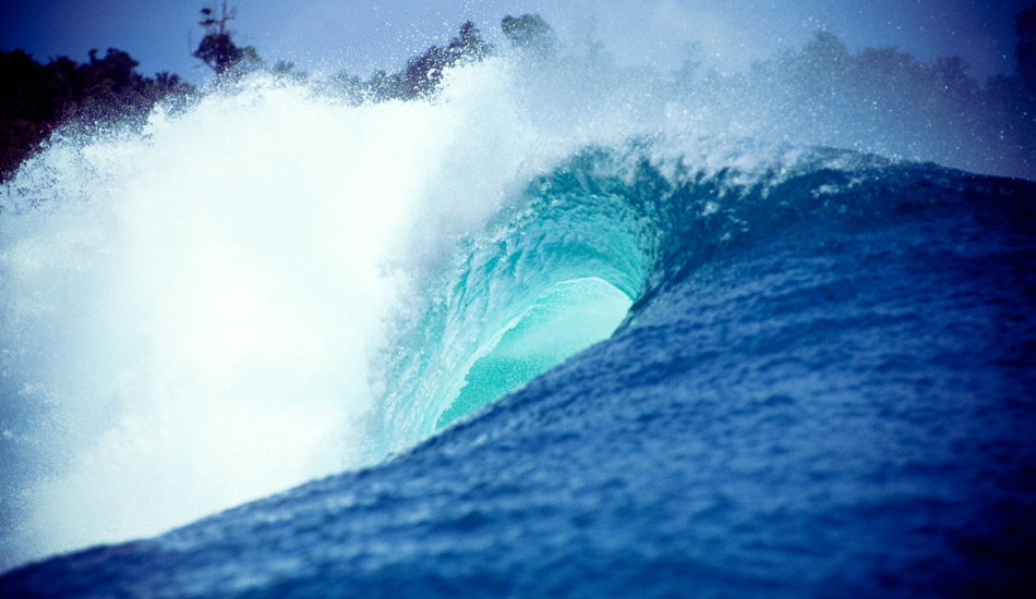 Metawai trip in 2000. I love the thickness and power in this shot. Image: <a href=\"https://www.kevinroche.com/\" target=\"_blank\">Roche</a>
