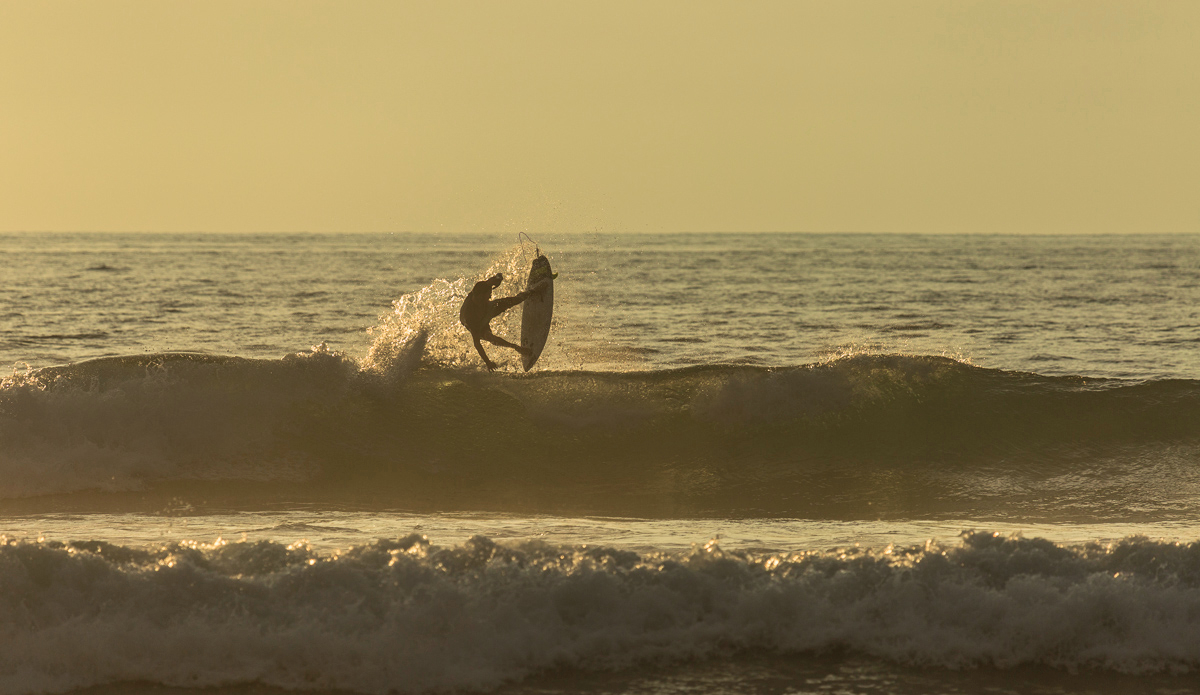 Ecuador\'s \"golden hour\" lighting towards sunset provides such an incredible studio for photography, Jeffrey Myers salutes another fine day\'s end.