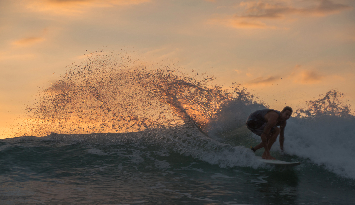  La Buena Vida Hotel www.surlfabuenavida.com owner Keith Keller with a solid backside hack. If passing through Ecuador book a stay, dine on the best breakfast on the beach,pamper yourself and family at their spa and hit up their surf shop.