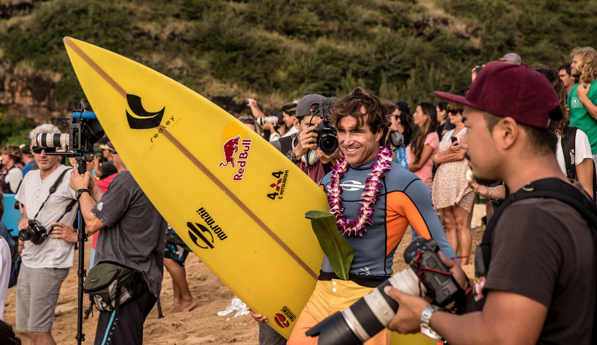 Carlos Burle. Photo: Jeremy Searle