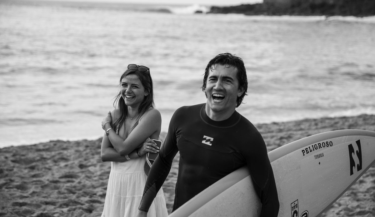 The defending Eddie Champion and humble cherub, Greg Long. Photo: Jeremy Searle