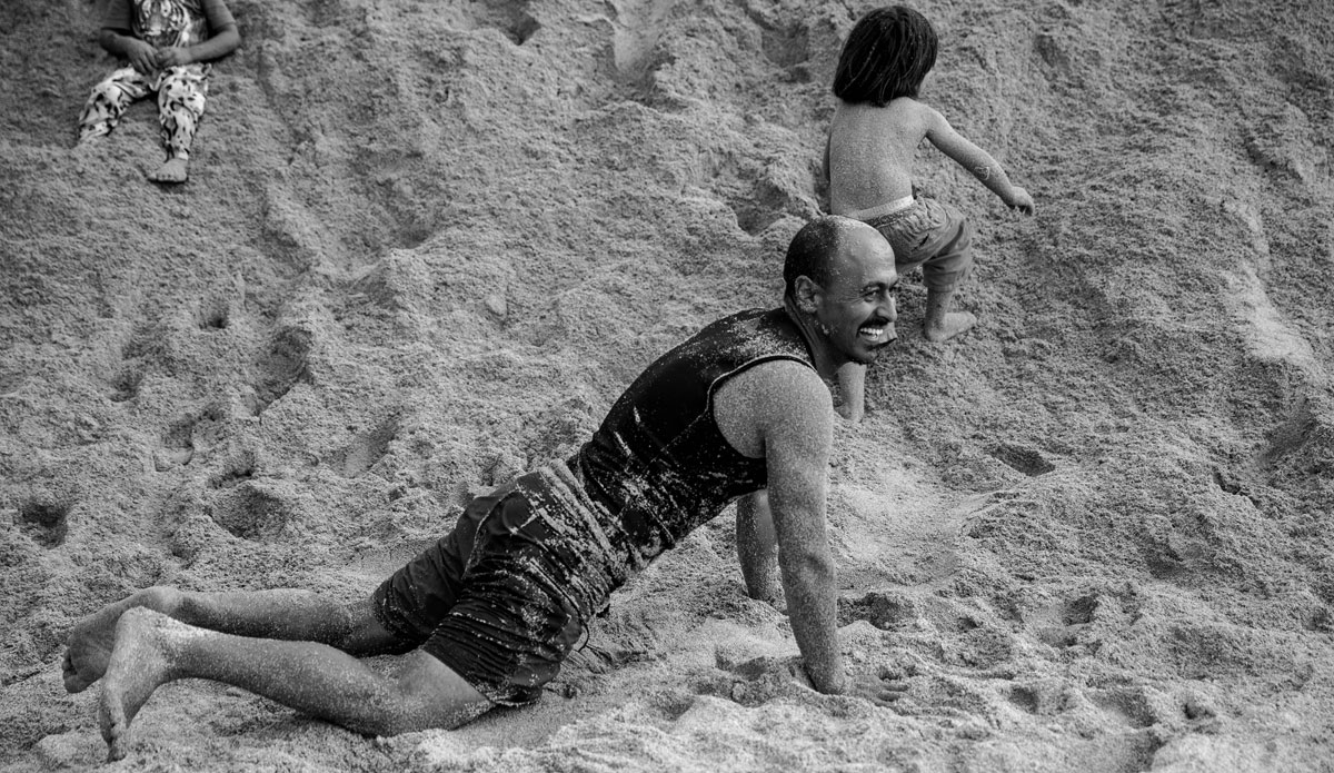 Totally over the hill.  Photo: Jeremy Searle