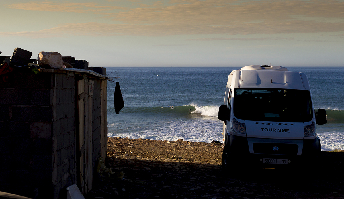 Some mornings before the heats, team Belgium would go out at nearby spots for a free surf.