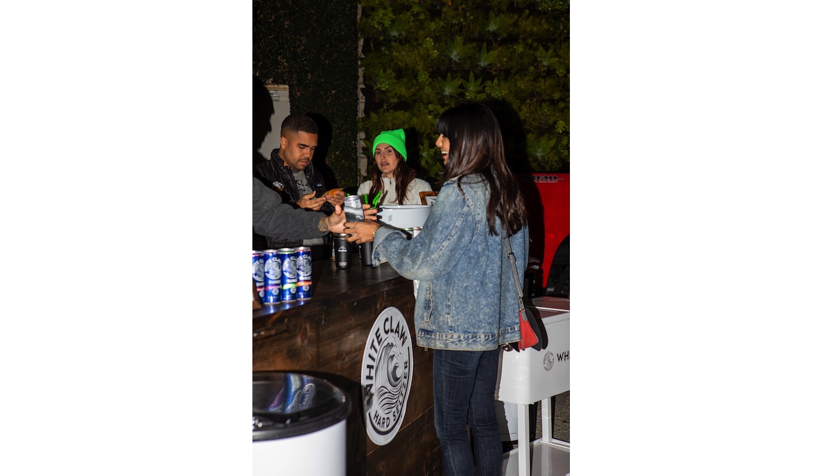 White Claw kept the drinks flowing during a break. Photo: Megan Youngblood