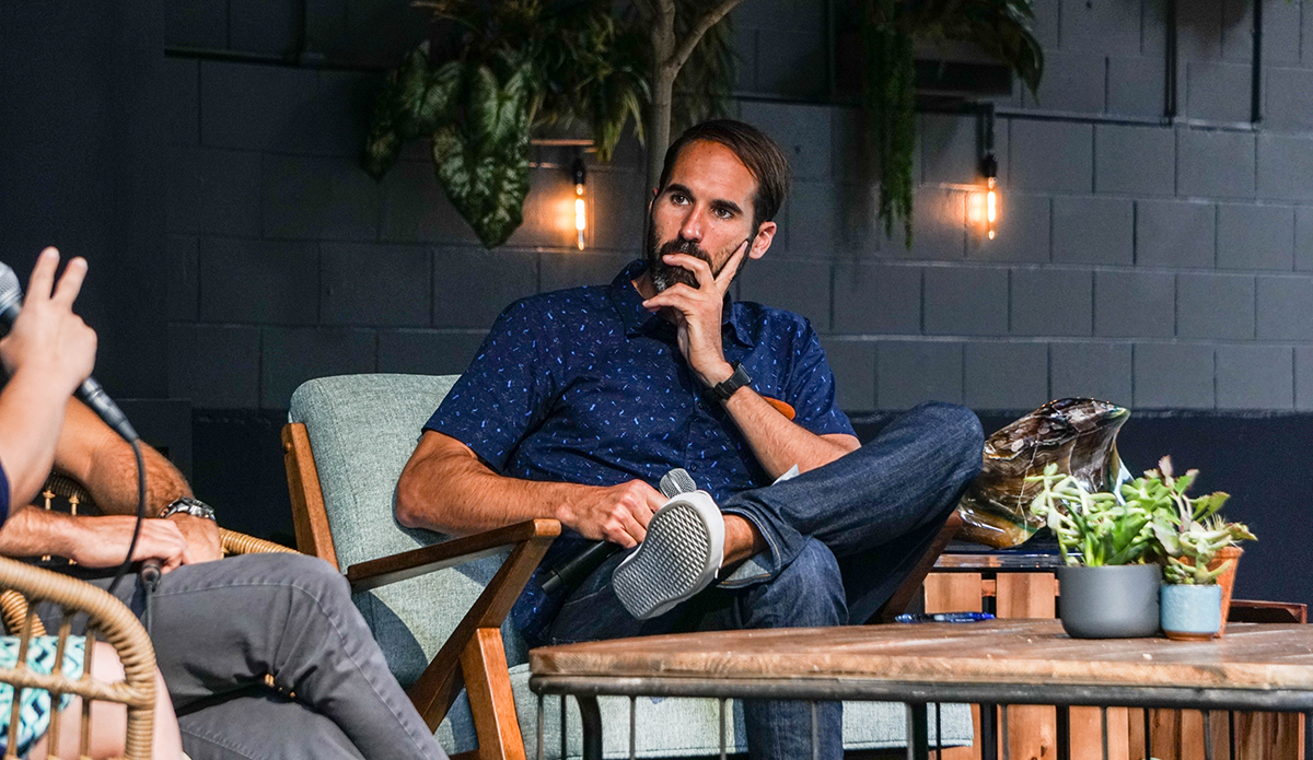 WSL PURE\'s Reece Pacheco hosted the panel on building successful nonprofits.
Photo: Aika Lau 