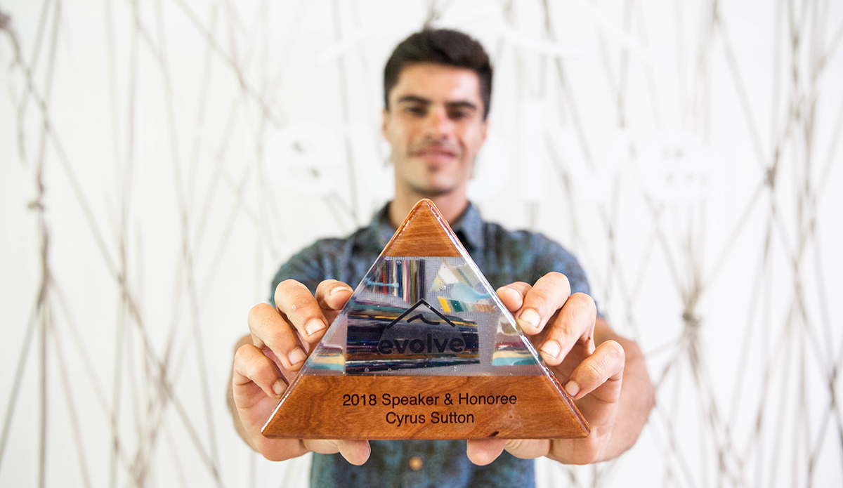 Cyrus Sutton spoke on leading a life fueled by passions.
Photo: Aika Lau 