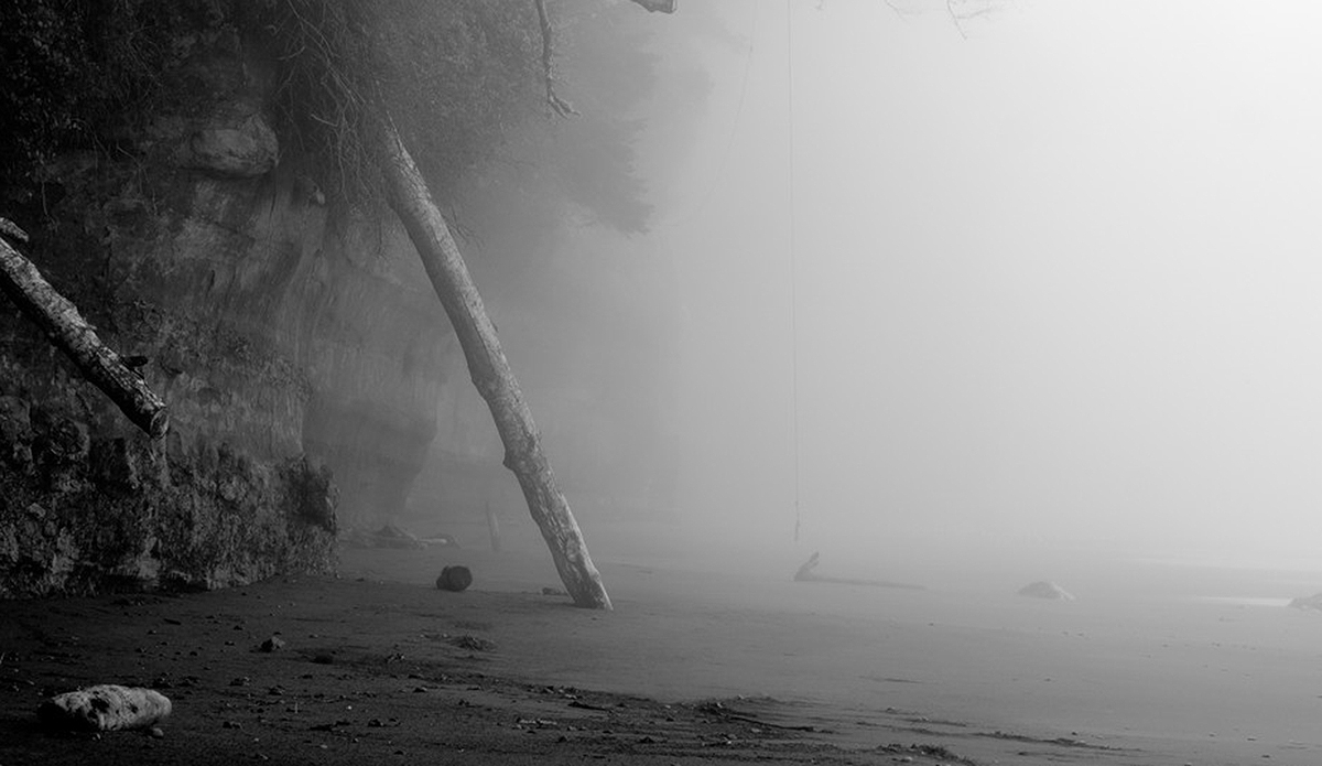 Misty morning at Mystic Beach. Photo: Ian Duncan