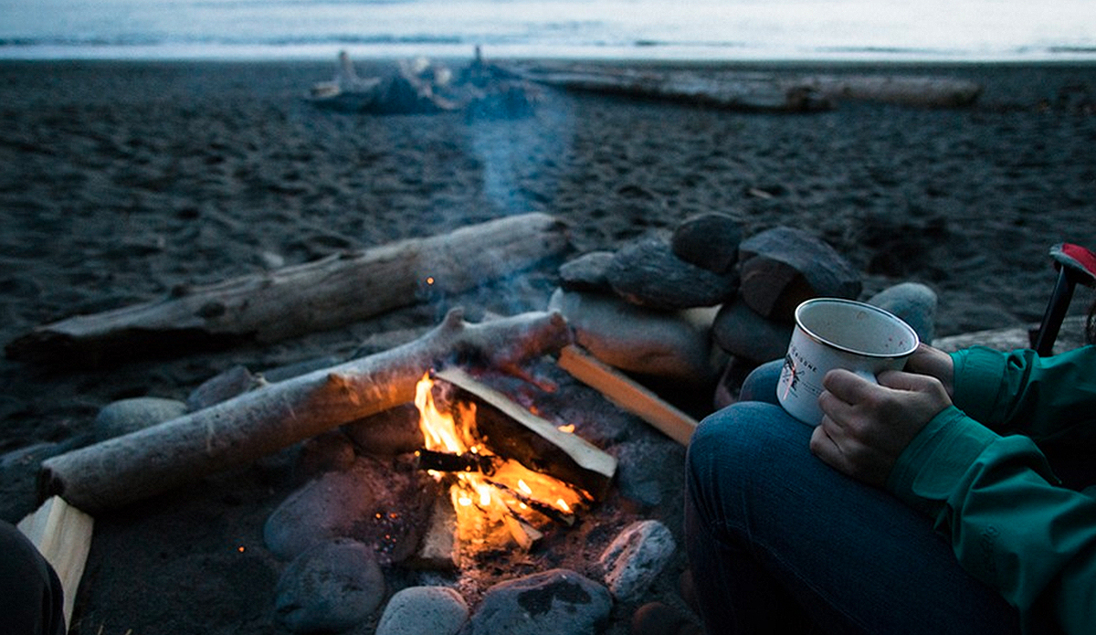 The best way to end a day on the beach. Photo: Ian Duncan