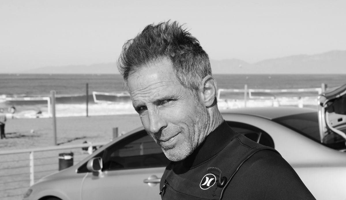 Andrew Halstead: 52; Set Dresser; Santa Monica, CA - “I think El Porto is a good surfing spot in the winter because it’s a west-facing beach and therefore it picks up swells a lot better than a lot of surrounding areas.” Photo: Dunn