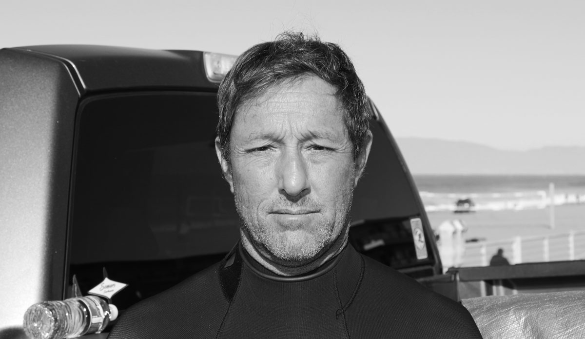 Frank Mazzotta: 51; Set Dresser; Hermosa Beach, CA - \"It’s a swell magnet. It’s always crowded, but it just depends on your attitude right? So, what’s good about El Porto is it catches everything. I don’t know why, but anytime we have waves in the South Bay, El Porto’s always got waves. So, I guess it’s like the mecca of the South Bay.” Photo: Dunn