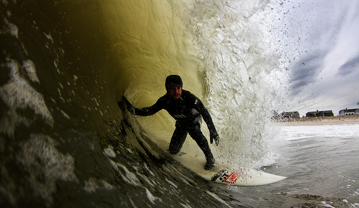 Sam Seeland enjoying the Thanksgiving warm-up swell. Photo: <a href=\"https://www.davenilsenphotography.com\">DavidNilsenPhotography.com</a>
