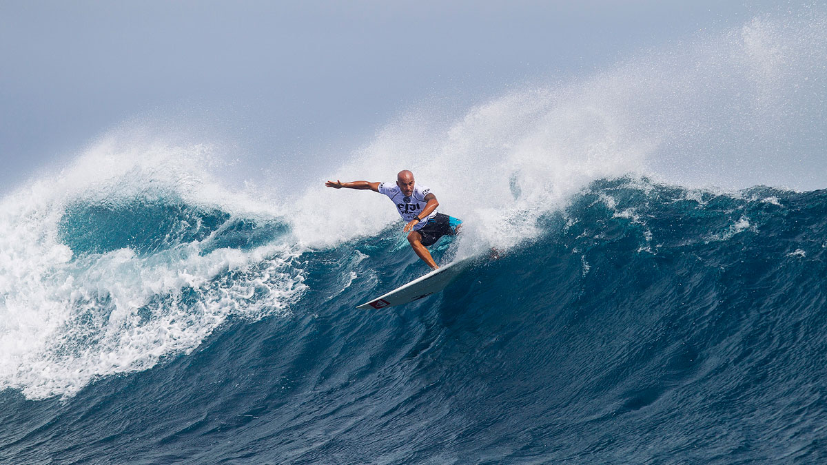 Fred Patacchia off the top on a wave that gave him a bit of everything. Photo: <a href=\"https://www.aspworldtour.com/\">ASP/<a href=\"https://www.kirstinscholtz.com/\">Kirstin Scholtz</a>