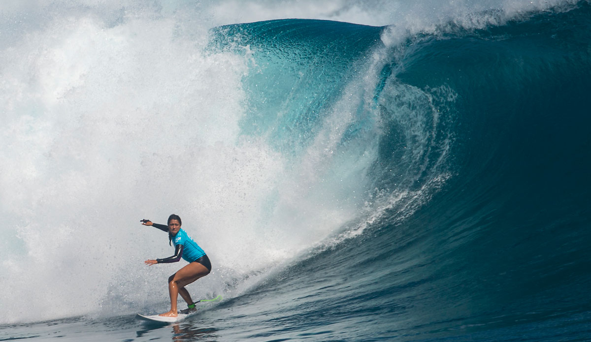Malia Manuel was a standout through the entire contest. Photo: <a href=\"https://www.aspworldtour.com/\">ASP</a>