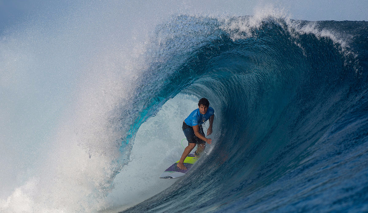 Italo Ferreira of Brasil (pictured) placing fifth at the Fiji Pro after he was eliminated in the Quarterfinals at Cloudbreak on Tuesday June 16, 2015. Photo: <a href=\"https://www.worldsurfleague.com/\">WSL/<a href=\"https://instagram.com/kirstinscholtz/\">Kirstin Scholtz</a>