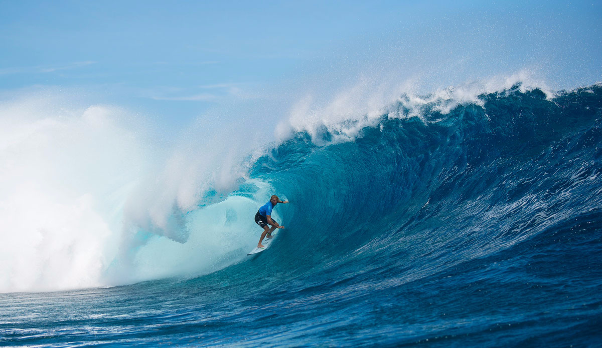 Owen Wright found magic in the final. Photo: <a href=\"https://www.worldsurfleague.com/\">WSL/<a href=\"https://instagram.com/kirstinscholtz/\">Kirstin Scholtz</a>